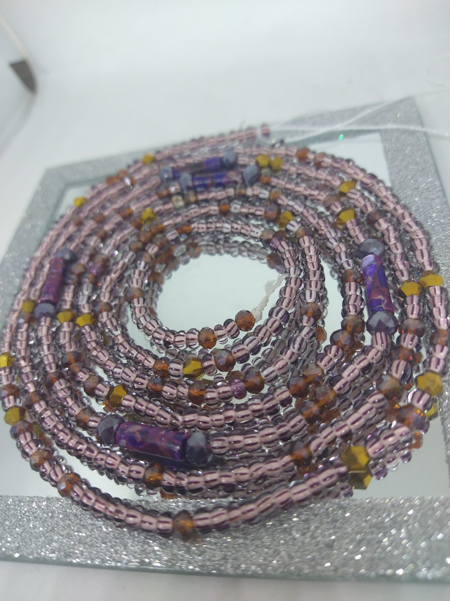 Purple Raiin waistbead