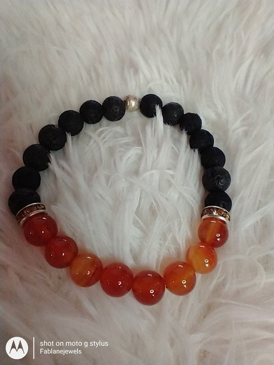 Carnelian Diffuser Bracelet